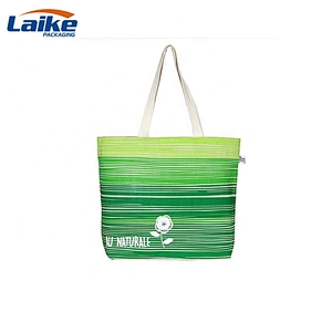 Custom size promotional shoulder grocery shopping bag handbag cotton canvas tote bag with button closure
