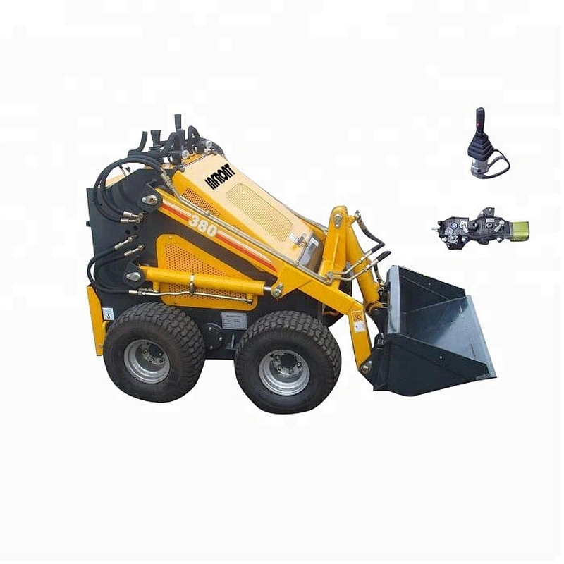 Compact utility vehicle agriculture farm machinery multifunction best mini skid steer loader YF380 for sale