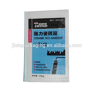 Video, moisture proof decorative use pp woven bag for cement, adhesive, outer wall putty 20kg