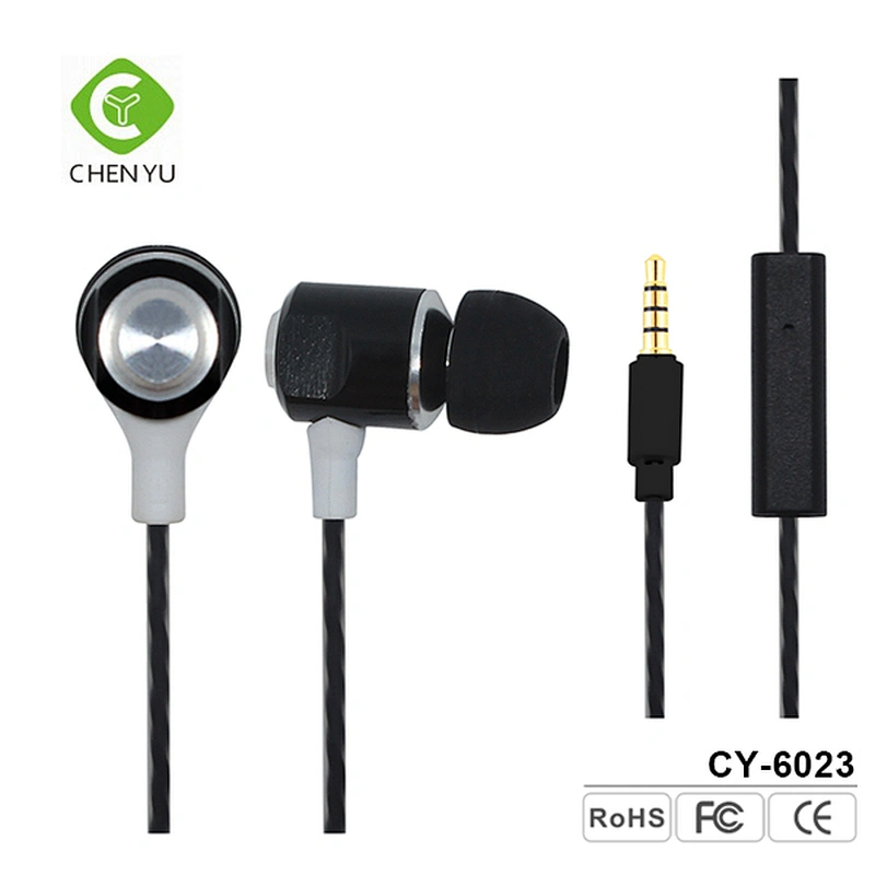 High quality fashion wired headphone Hi-fi stereo earphone with CE FCC RoHS Certificate