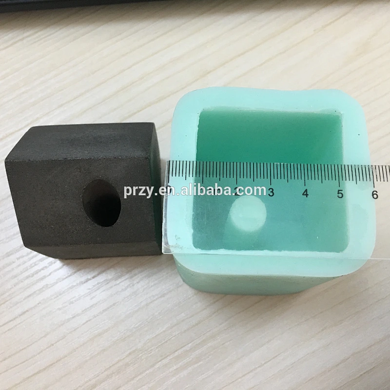 S5156 house shape pen holder silicone molds silicone concrete mold cement mold