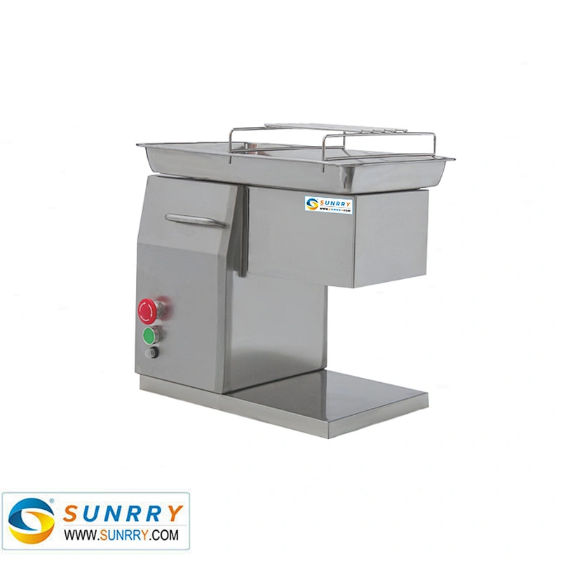 Commercial Automatic Electric Fresh Meat Cutting Machine and Meat Slicer Available to Cube or Strip and Cut Third Time to Dice
