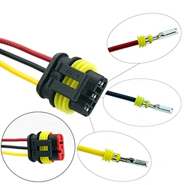 M11 small dimension electrical wire connector male to female waterproof conector