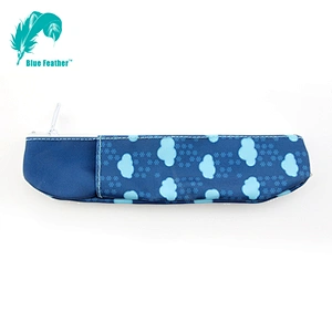 Promotional Custom Printed School Pen Bag Canvas Stationery Pencil Case