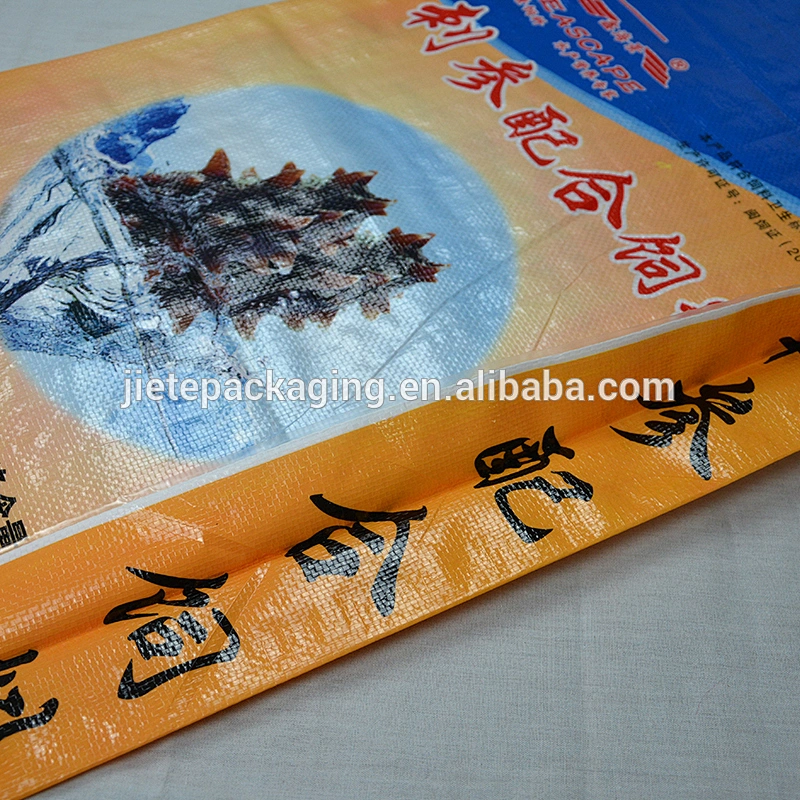 food grade plastic pp woven animal feed, sea food packaging bags