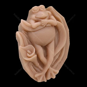 2018 new Frog pattern  Soap making Mould Silicone Home Craft mold Handmade Candle molds Aroma Stone mould