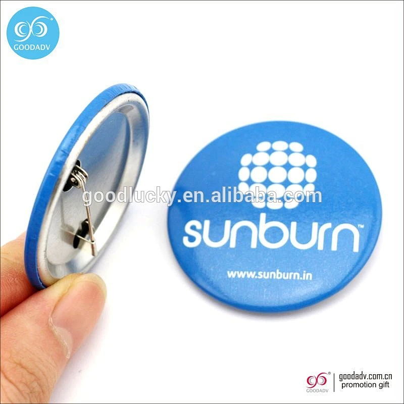 Any size and OEM logo badge pin custom metal cap badge