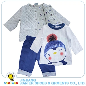 Winter keep warm cotton baby boys 3pcs clothing sets
