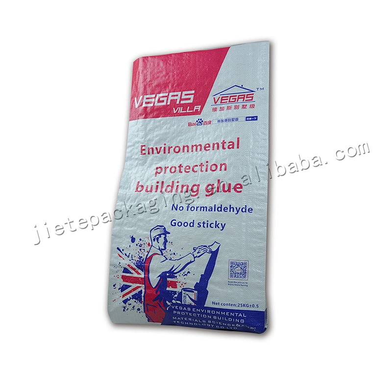 Building use bopp laminated 25kg moisture proof pp woven cement packing bag for wall putty,gypsum powder,mortar