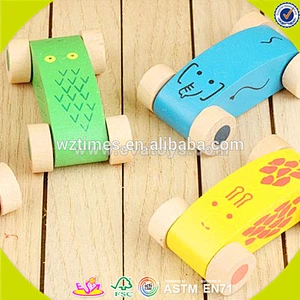 wholesale fashion baby wooden car slide rail most popular children wooden car slide rail W04E011