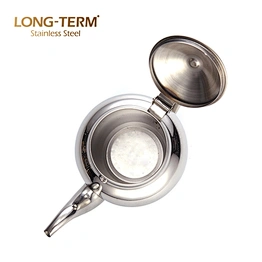 L2099 Turkish Samovar Palm Restaurant Tea Kettle With Strainer