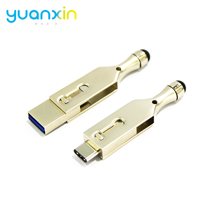 Metal Type C connector otg usb flash drive