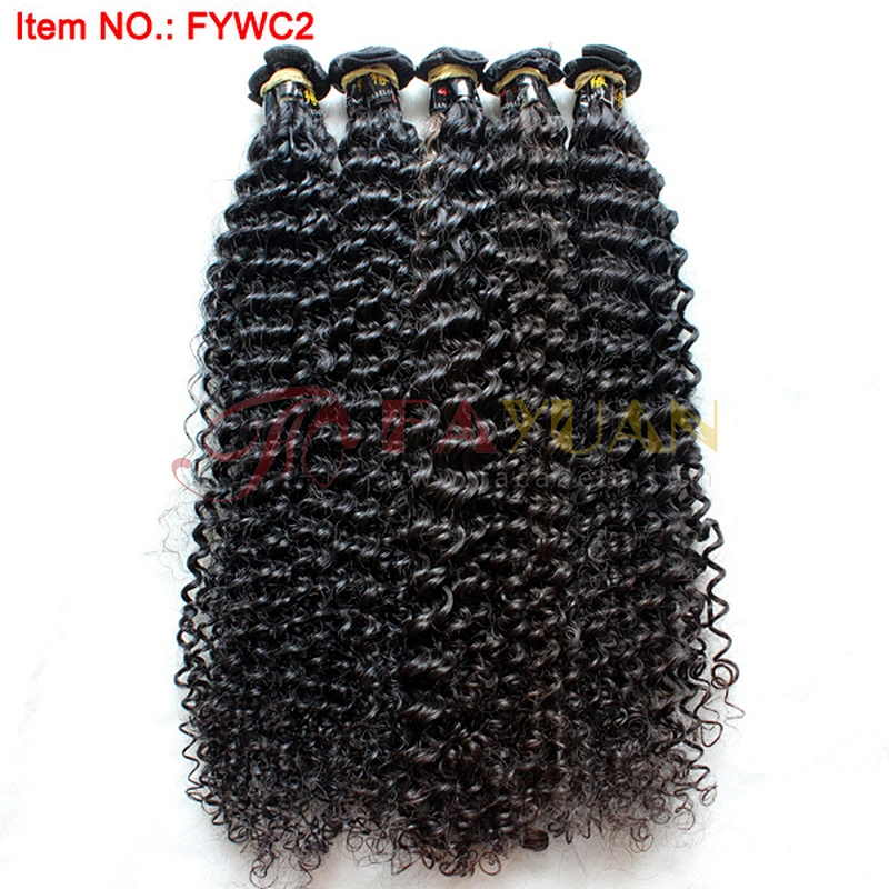 100% real pure human hair from one donor non-processed Cambodian curly virgin hair extension