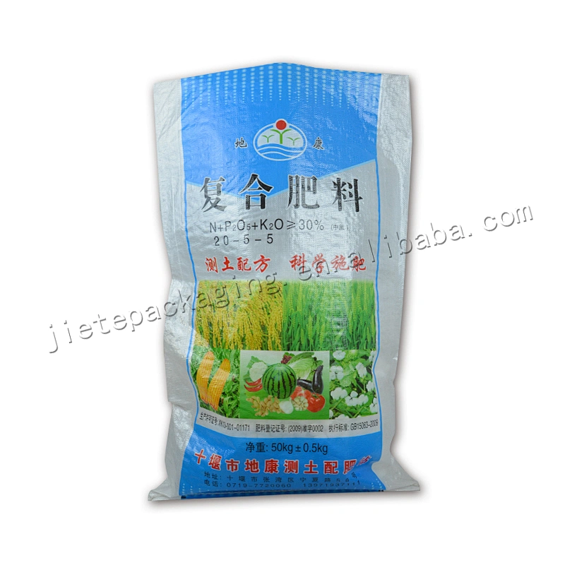 Customized moisture proof plastic pp woven fertilizer packaging bag 50kg for urea