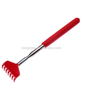 Telescopic Stainless steel Compact Scratching Tool Extendable 20-68cm Back Scratcher Massager 5 Section
