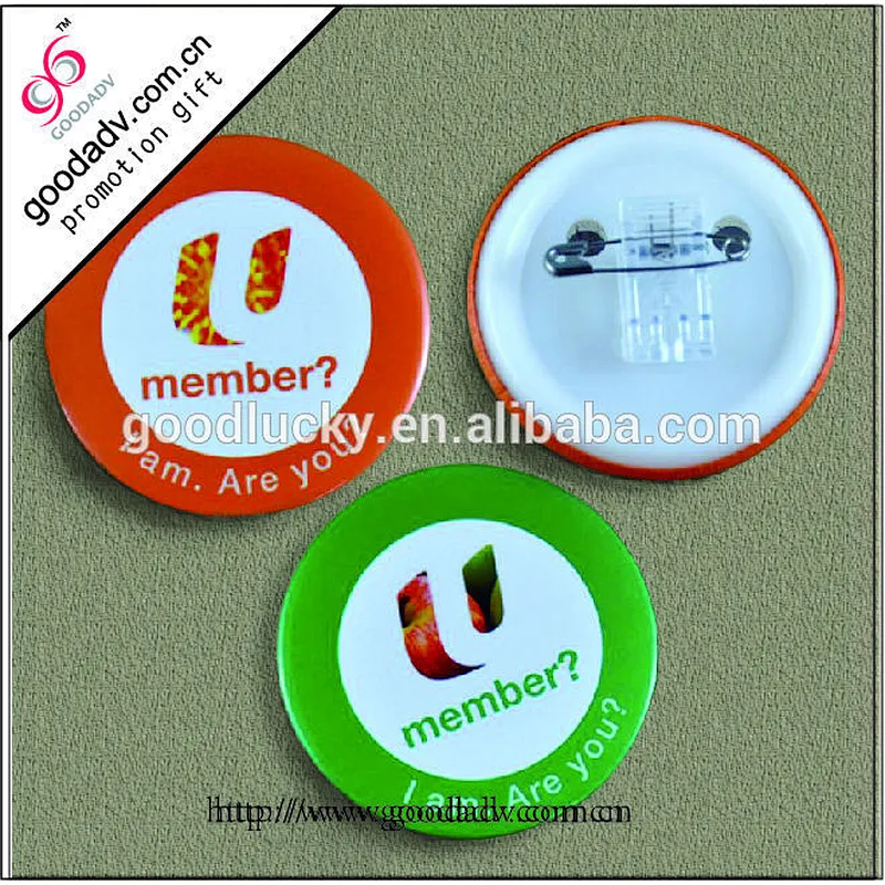 tinplate badge custom button badge pin for kids