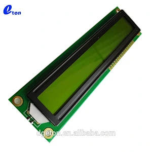 character 1x16 yellow green transflective LCD modulle