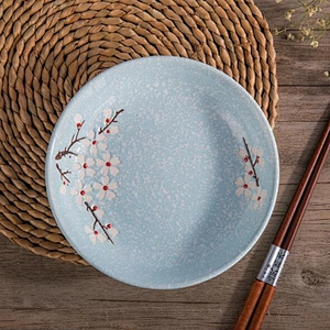 China Supplier High Quality Tableware Customized logo Ceramic Plates Round Shape 7