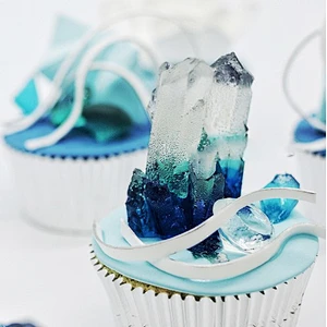 Silica gel 3D crystal icicle cake chocolate silicone candy 4 shape aroma stone pillar soap silicone moulds