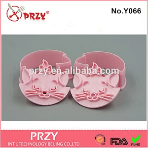 Eco-friendly Y066 food grade plastic cake plunger cutter set