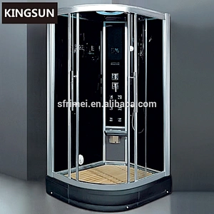 Bathroom Luyisi Philippines Corner Black Steam Complete Shower Cubicles