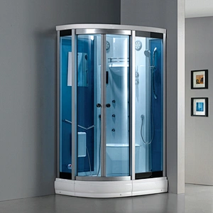 Chinese factory 1 person steam sauna shower room acrylic shower tray