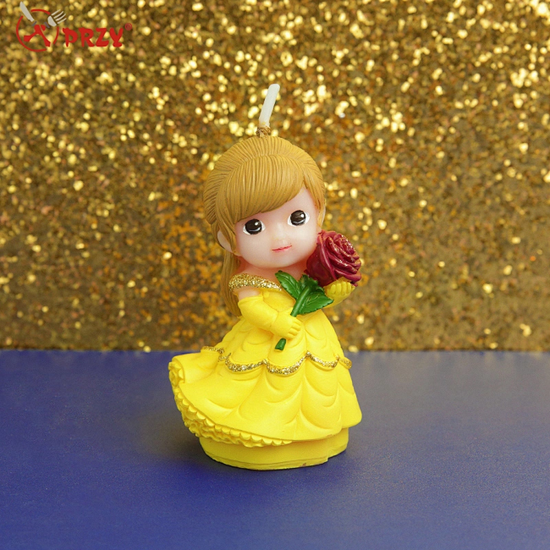 Rose Princess candle mold silicone girl 3d soap mold cake decoration molds for sell in Beijing