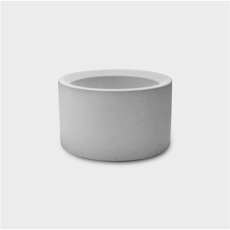 cylinder concrete flower multi plant cement pot silicone mold for  home accessories concrete making