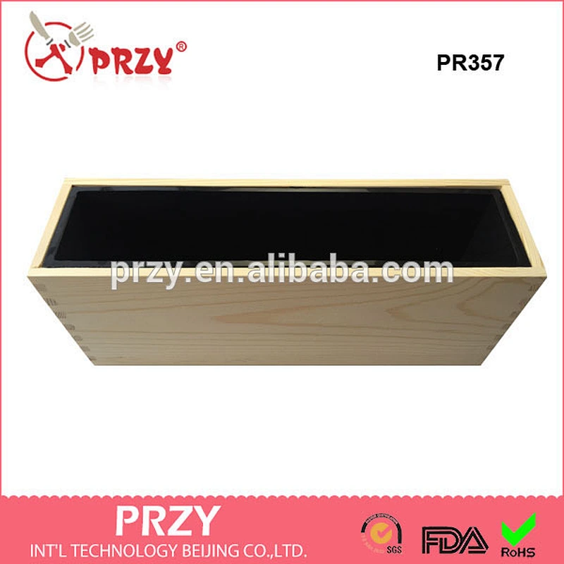 PR357 PRZY 12 inches Tall Skinny no bowing toast mold handmade silicone soap mold