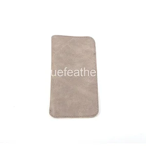 Men's PU Leather Monocolor Sunglasses Pouch