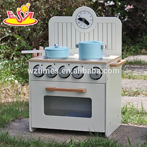 2018 venta al por mayor de los niños de madera juguetes de cocina para fingir W10C213