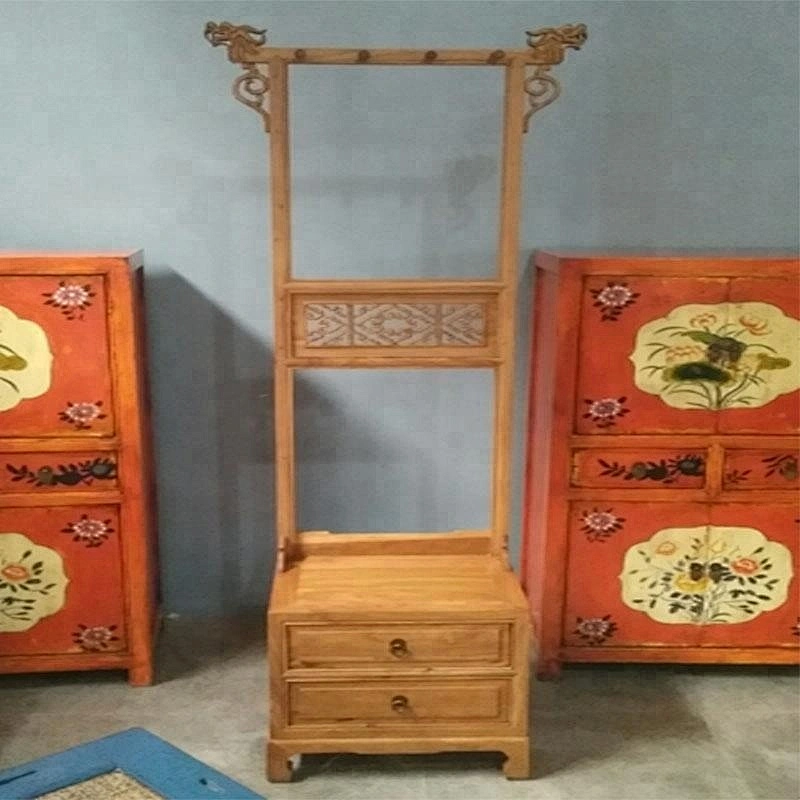 chinese antique oriental lacquer wooden storage furniture