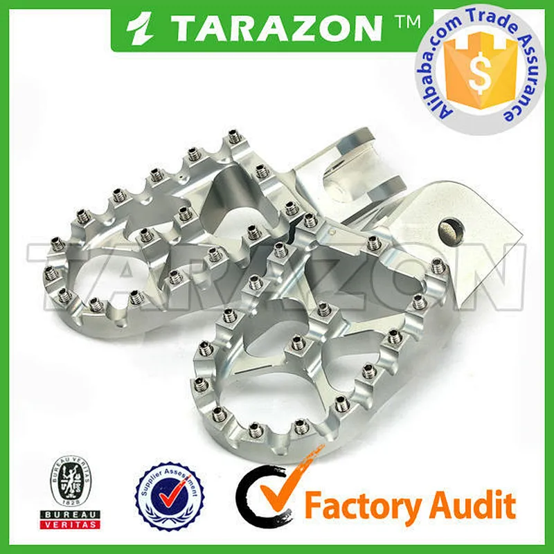 Anti- slip Aluminum motorcycle foot pegs for dirt bike