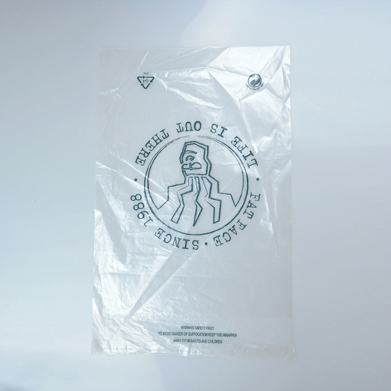 Customized wholesale plastic bags for clothing packaging