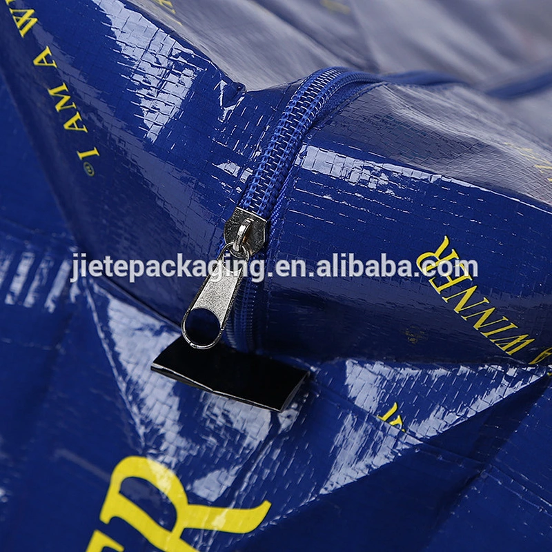 Polypropylene coated BOPP waterproof custom recyclable shopping bag wholesale
