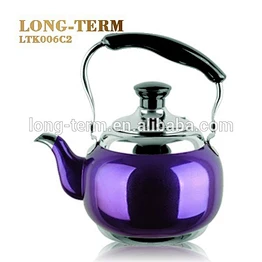 LTK006C2 purple sprayed stainless steel car coffee pot
