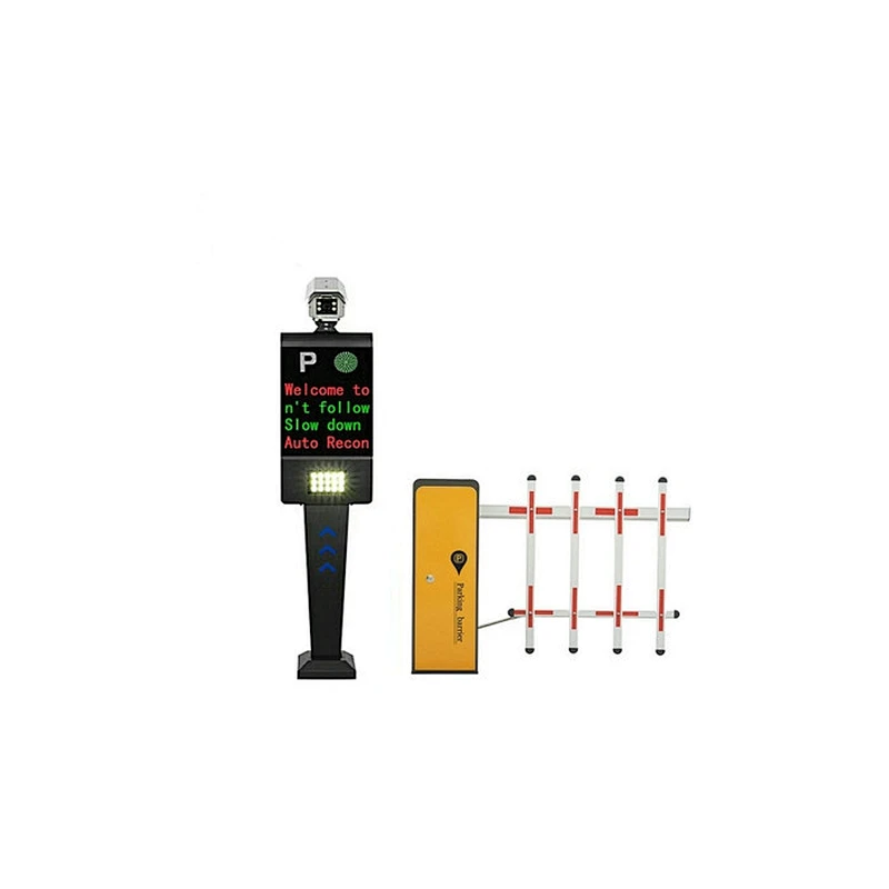 Automatic License Plate Recognition Barrier Gate Car Parking System for Parking Management