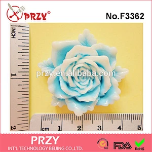 F3362 rose Flower Flexible Silicone Mold - Decoden Kawaii Sweets Resin Fimo Polymer Clay Sculpey