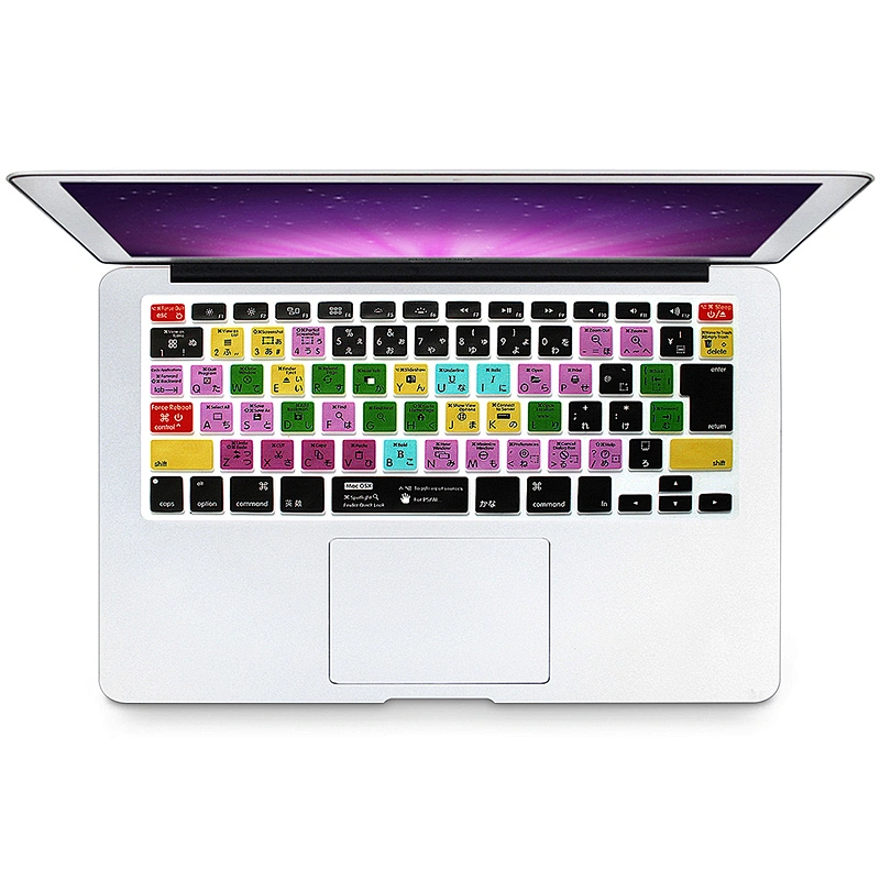 waterproof keyboard protector OSX Shortcut Keyboard Protector for Mac Japanese Laptop Keyboard Skins for macbook pro 13