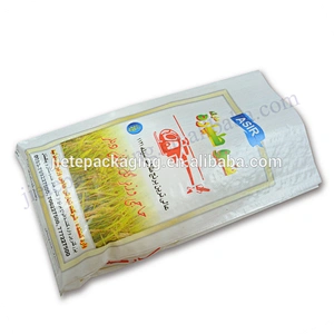 100% New material plastic 20kg pp woven rice bag for packing grain, corn, wheat, seed,bran,flour