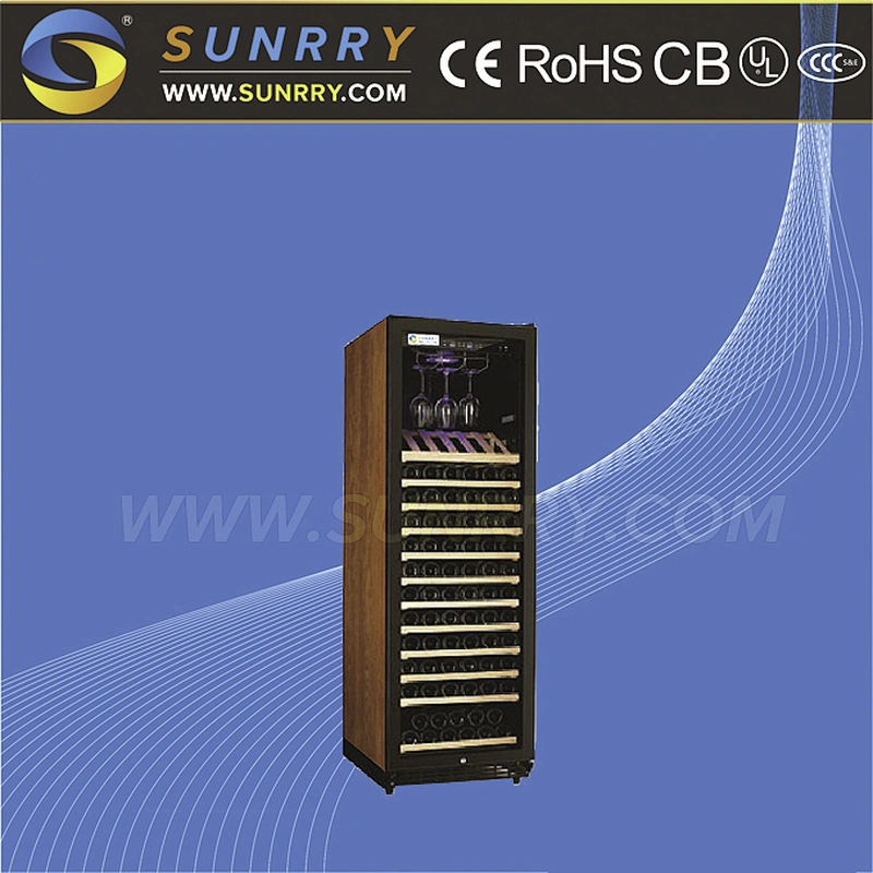 Single Zone Stainless Steel Wine Cooler With Led Light (SY-WC168D SUNRRY)