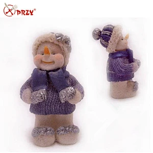 s1457 Smiling snowman 3D silicone mold,christmas moulds