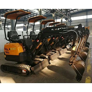 China Shandong mini digger hydraulic excavator 1.6T 1.8T crawler excavator for sale