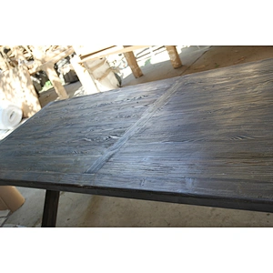 black finishes Chinese original dinning table reproduction X leg