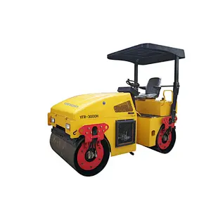3T mini double-drum vibratory road roller YFR-3000H