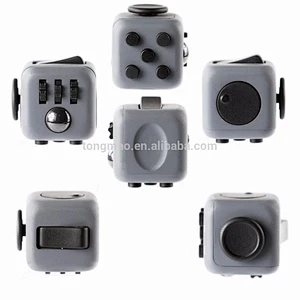 Hand Spinner Fidget Cube With Button Anti Irritability Toy