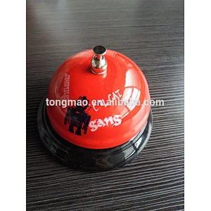 Excellent quality best-selling colorfull logo-making desktop call bell, table bell,dinner bell