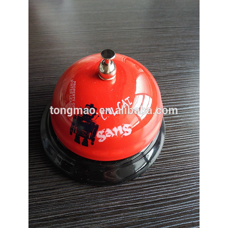 Excellent quality best-selling colorfull logo-making desktop call bell, table bell,dinner bell