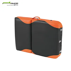 Aluminum folding Massage table With Strict selection of PVC/ PU