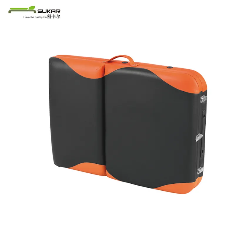 Aluminum folding Massage table With Strict selection of PVC/ PU